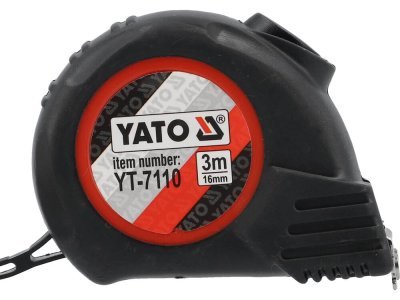 Yato - Meter zvinovací s autostopom 16mm x 3m
