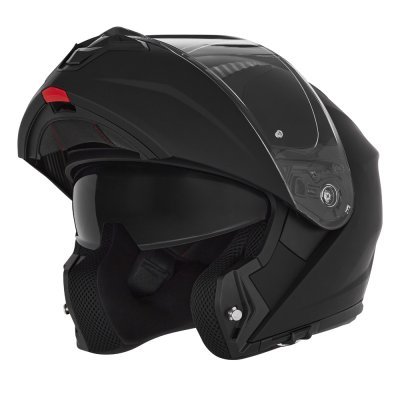 NOX PREMIUM - prilba N968, (čierna matná, veľ. M)