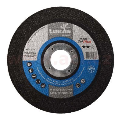Řezný kotouč 115x1 mm (pro ocel), LUKAS (Německo) RAZOR CUT PLUS
