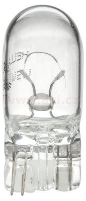 žárovka se skleněnou paticí W5W /12V| 5W| W2,1x9,5d/ Standard, Blister 2ks HELLA