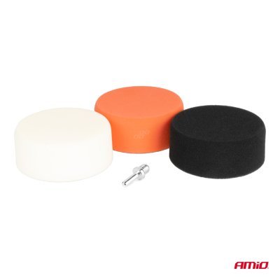 AMiO - Sada leštiacich kotúčov s adaptérom 3 x 125mm + M14