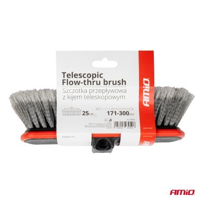 AMiO - Teleskopická prietoková kefa na umývanie auta 171-300cm