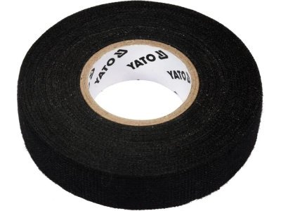 Yato - Izolačná páska textilná čierna 19mm x 15m