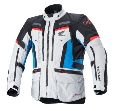 ALPINESTARS - Bunda BOGOTA PRO DRYSTAR HONDA kolekcia, (svetlo šedá/červená fluo/modrá/čierna, veľ. 3XL)