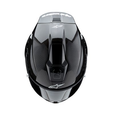 ALPINESTARS - prilba SUPERTECH R10 SOLID, (lesklý karbón/matný karbón, veľ. L)