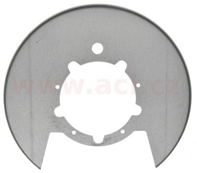 prachový štít předního brzdového kotouče o průměru 296mm (vnitřní/vnější průměr 125/310mm)  L=P