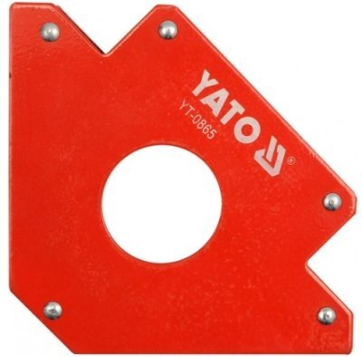 YATO - Uholník magnetický na zváranie s otvorom 34kg