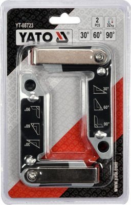 Yato - Magnetické držiaky zváračské 2ks 32kg