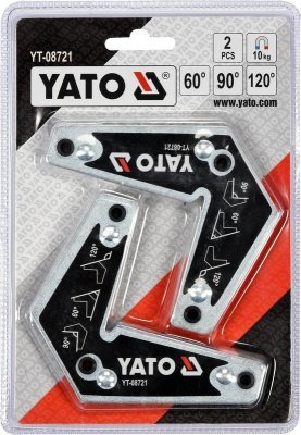 Yato - Magnetické držiaky zváračské 10kg 2ks