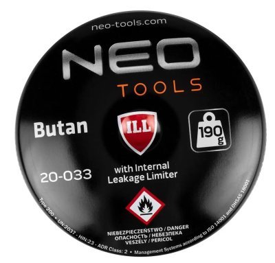 NEO - Butánová plynová kartuša 190g