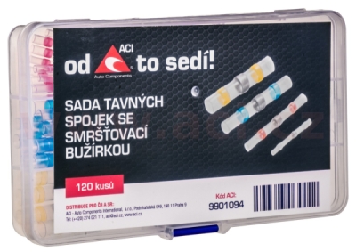 sada letovacích spojek se smršťovací bužírkou (120 ks)