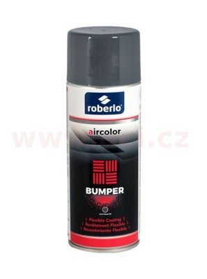 Roberlo texturovaná barva na plasty, nárazníky (barva antracit) 400 ml