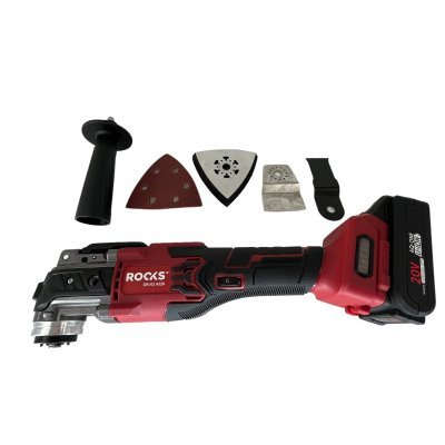 ROOKS OK-03.4326 Aku multifunkčné náradie AQ-ONE 20 V, BSL, 10–19 tis. ot./min, 2 Ah, BMC