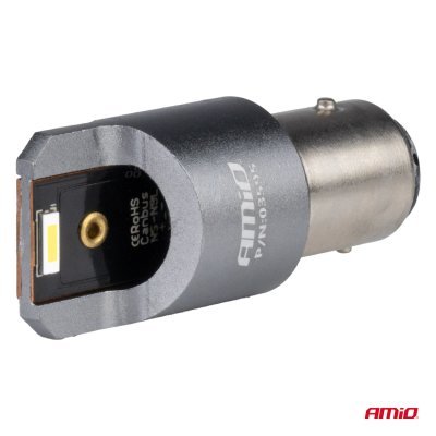 AMiO - LED žiarovky FULL CANBUS PRO BAY15D P21/5W 2x1860SMD biele 12V 24V