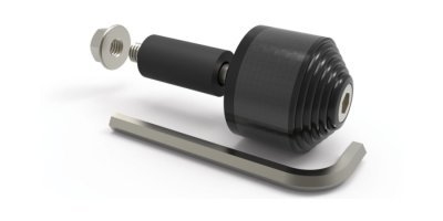 OXFORD - závažie riadidiel Carb Ends 2 s redukciou pre vnútorný priemer 13 a 18 mm (vonkajšie 22 a 28,6 mm), (čierne, pár)