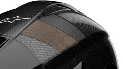 ALPINESTARS - prilba SUPERTECH R10 TEAM, (matný karbón/červená fluo/modrá/biela, veľ. M)