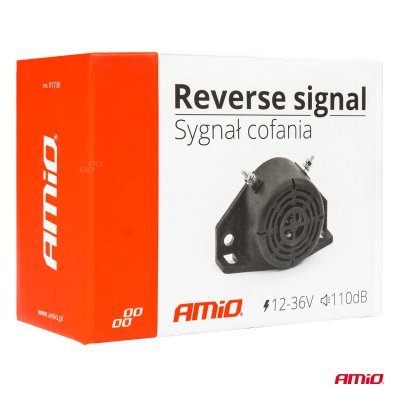 AMiO - Signalizácia cúvania 12-36V 110 dB