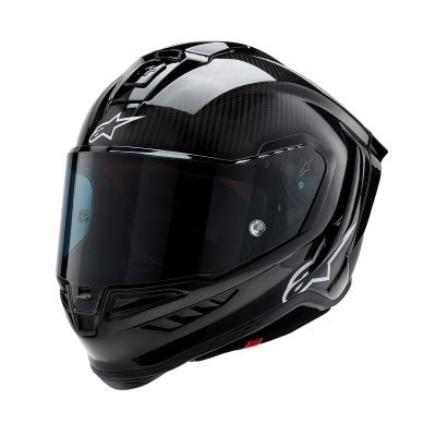 ALPINESTARS - prilba SUPERTECH R10 SOLID, (lesklý karbón/matný karbón, veľ. XS)