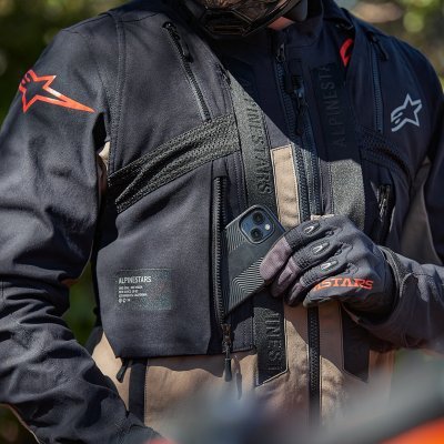 ALPINESTARS - Bunda TECHDURA, (čierna/reflexná, veľ. 2XL)