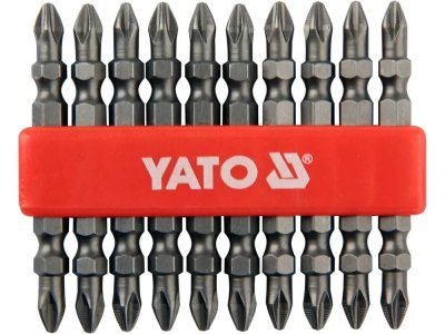 Yato - Bit obojstranný 1/4" x 65mm PH2, 10ks