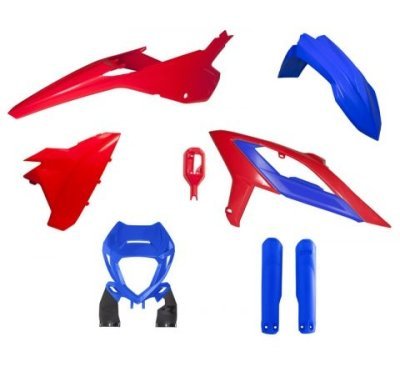 sada plastů BETA, RTECH (modro-červená, 6 dílů)