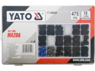 Yato - čalunícke spinky a kolíky MAZDA 475ks