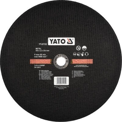 Yato - Kotúč rezný na kov Ø355 x 25.4 x 3.2mm