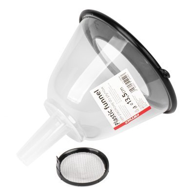 AMiO - Plastový lievik s polovičným krytom a filtrom 13,5 cm