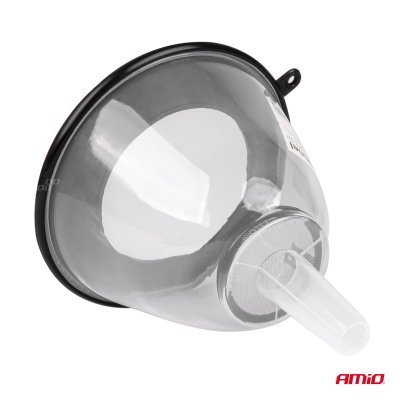 AMiO - Plastový lievik s polovičným krytom a filtrom 13,5 cm