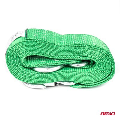 AMiO - Ťažný popruh 8000kg 70mm 5m zakončenie Hák+Hák