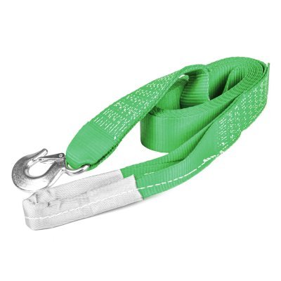 AMiO - Ťažný popruh 8000kg 70mm 5m zakončenie Hák+Ucho