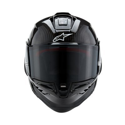 ALPINESTARS - prilba SUPERTECH R10 SOLID, (lesklý karbón/matný karbón, veľ. S)