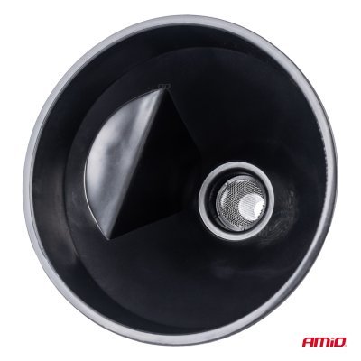 AMiO - Flexibilný čierny univerzálny lievik so sitkom na kvapalné palivo vodu 13,5 cm