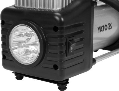 Yato - Kompresor 12V s LED svietidlom 250W