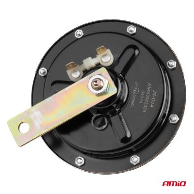 AMiO - Zvuková signalizácia klaksónu chróm 125 mm 12V