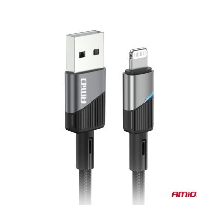 AMiO - Kábel USB na Lightning 3A 100cm FullLINK