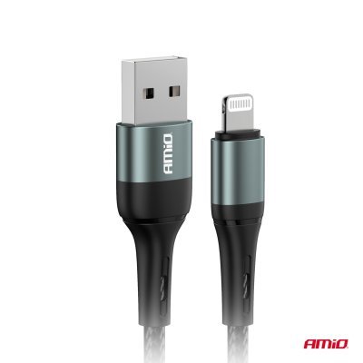 AMiO - Kábel USB na Lightning 3A 100cm FullLINK