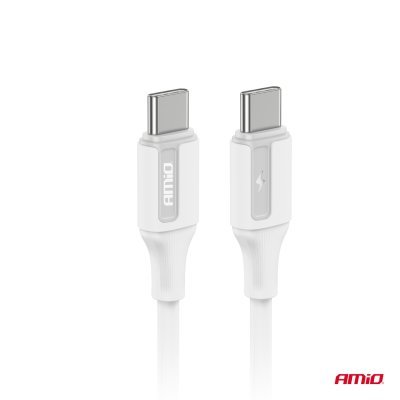 AMiO - Kábel 'USB-C na USB-C 60W 100cm FullLINK