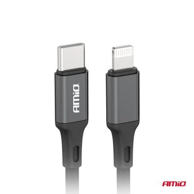 AMiO - Kábel 'USB-C na Lightning 20W 100cm FullLINK