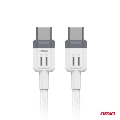 AMiO - Kábel 'USB-C na USB-C 60W 100cm FullLINK