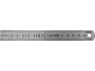 Yato - Pružné oceľové pravítko 150mm