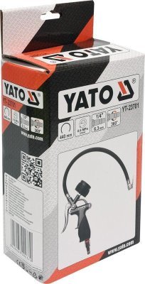 Yato - Pištoľ na hustenie kolies s manometrom 6bar