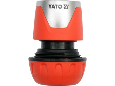 Yato - Rýchlospojka hadicová ABS plast, STOP ventil, 3/4", 19mm