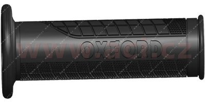 OXFORD - gripy Touring, (tmavo šedá guma, tvrdosť gumy medium, na riadidlá s priemerom 22 mm, pár)