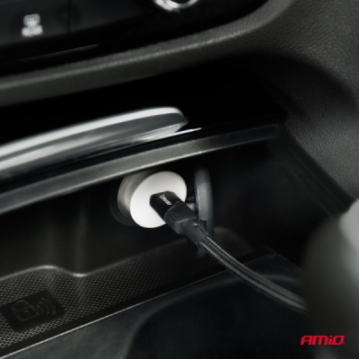 AMiO - Nabíjačka do auta USB-C 20W 12/24V