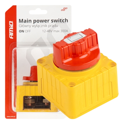AMiO - Vypínač autobatérie hebel 12-48V max.300A