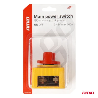 AMiO - Vypínač autobatérie hebel 12-48V max.300A