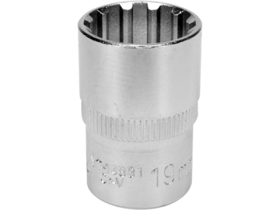 Yato - Nástavec vonkajší SPLINE 1/2" 19mm