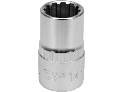 Yato - Nástavec vonkajší SPLINE 1/2" 14mm