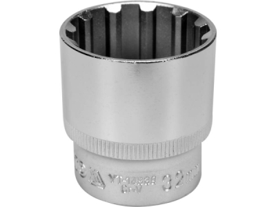 Yato - Nástavec vonkajší SPLINE 1/2" 32mm